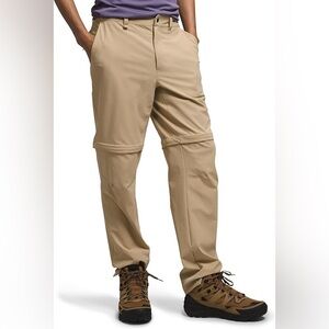 The North Face Men's Khaki Cargo Pants convertible